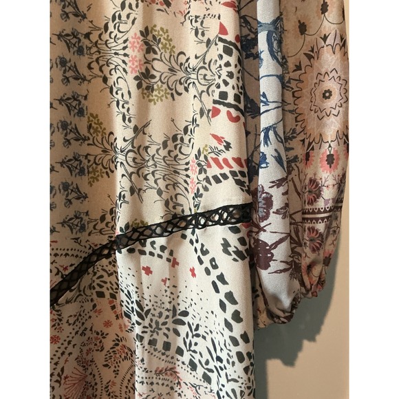 NEW Belle & Bloom In Your Dreams Beige Maxi Dress - Size L - Picture 6 of 8